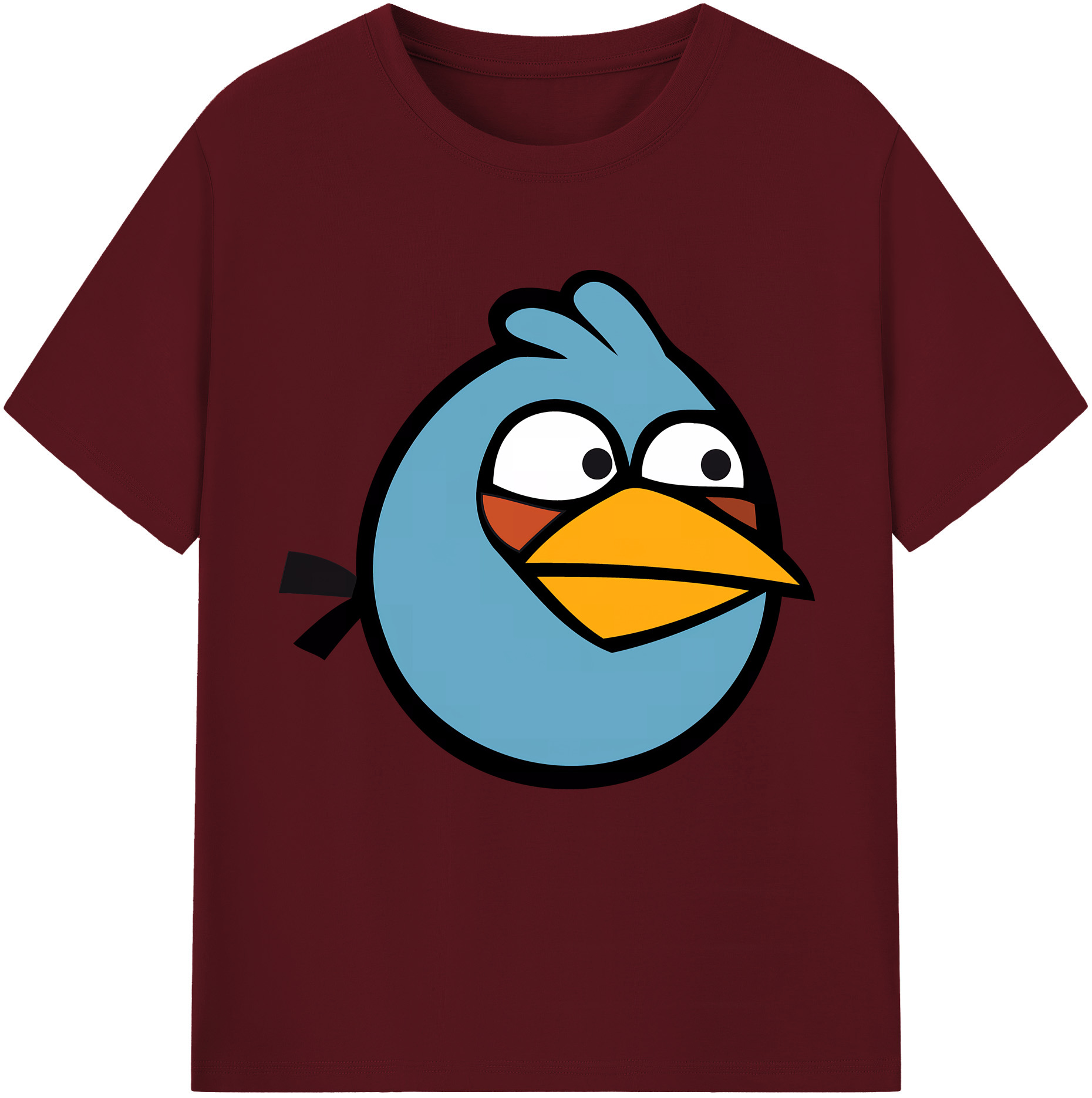 （画像用） Angry Birds アングリーバード 綿100％半袖Tシャツ（フロントプリント）
